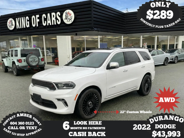 2022 DODGE DURANGO