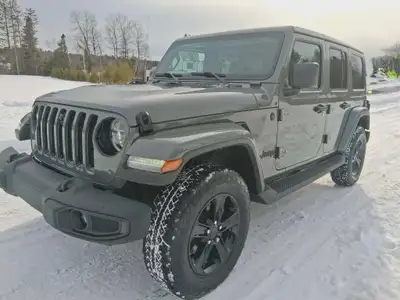 2021 jeep wrangler unlimited altitude cuir gps mags banc et volant chauffant bluetooth bas kilo tres...