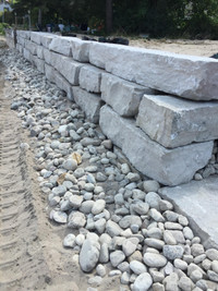 Armour Stone - Stone Steps - Retaining wall  Brockville