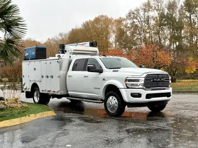 Abenante Motor Group (SK) 2024 Ram 5500 Laramie 4x4 Crew Cab Cummins Service Truck with Cobra 5500 C...