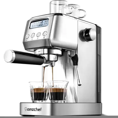 AMZCHEF 20 Bar Espresso Machines with Espresso Maker... ID# 1028, View more