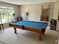 4x8 AMF Billiards Table - Oak Finish with Electric Blue cloth Guelph Ontario Preview