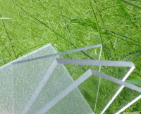 Clear polycarbonate solid panels