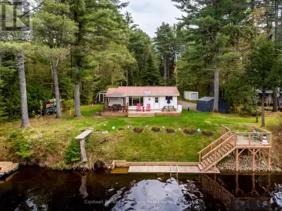 Absolutely charming cottage on the Muskoka River in the lovely Balsam Chutes community, this idyllic...