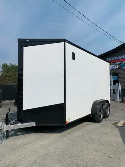 sell cargo trailer enclosed trailer remorque trailer fermé no- galvanize + also some utility galvani...