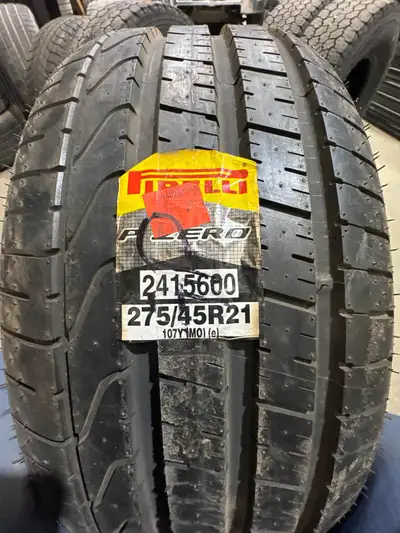One Brand New 275/45R21 107Y MO(e) Pirelli P Zero tire. This is a single brand new tire.. Installati...