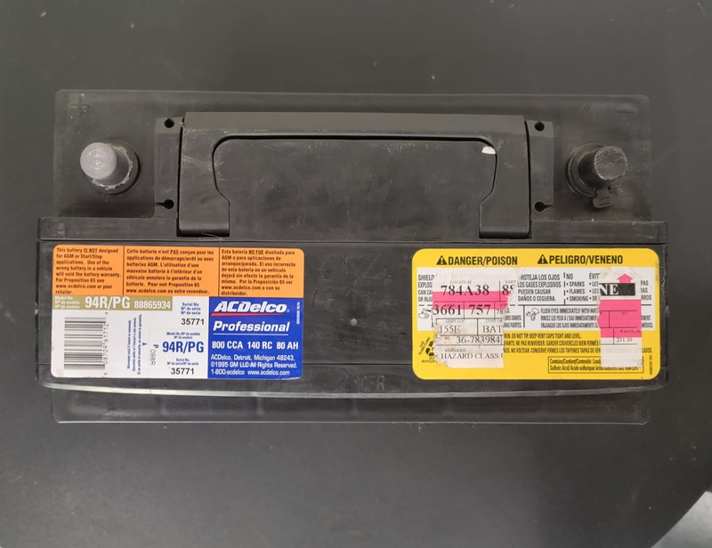 ACDelco Professional Automotive Batteries 800 CCA 88865934 Other Parts & Accessories Barrie