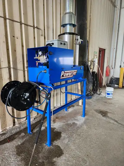 587 777 7170 Natural Gas Hot Water Pressure Washers 4 Gallons Per Minute With 3000 PSI And Bigger Ca...