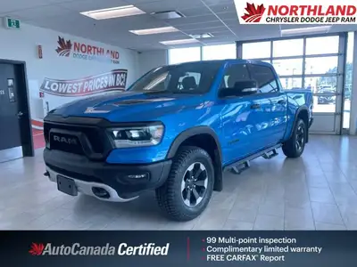 *Highlights:* * 52,699 km * One Owner * BC Owned * 5.7L HEMI V8 * 4x4 * Rebel Off-Road Package * Cre...