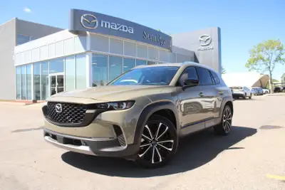 2025 Mazda CX-50 GT Turbo Meridian Edition Zircon Sand 31,686 KM Calgary This 2025 Mazda CX-50 GT Tu...