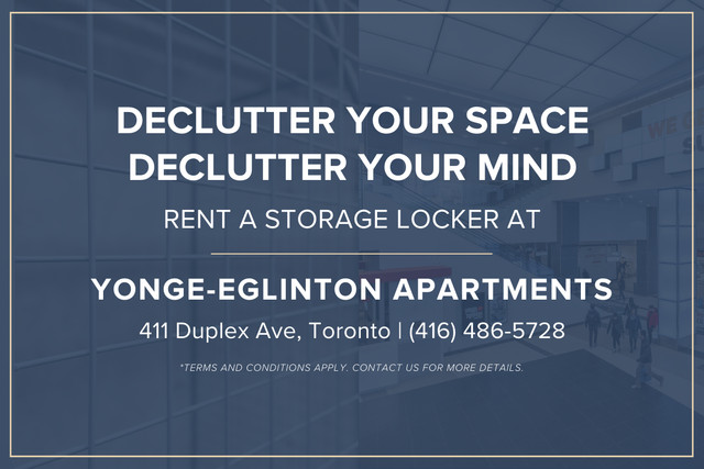 Storage Lockers Available for Rent | 411 Duplex Ave, Toronto in Storage & Parking for Rent in City of Toronto