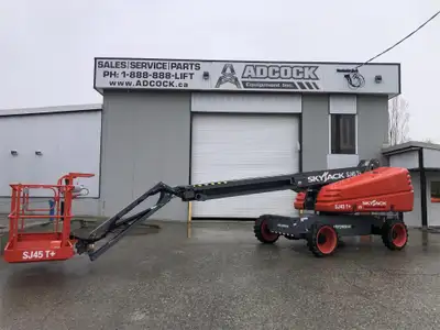 NEW 2025 SKYJACK SJ45T+ TELESCOPIC BOOM LIFT IN STOCK in EDMONTON for IMMEDIATE SALE! WE SHIP ANYWHE...