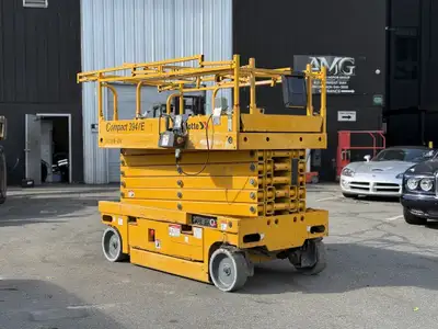 Haulotte 3947E Scissor Lift Working height 44 ft 11 in Platform height 38 ft 11 in Maximum lift capa...