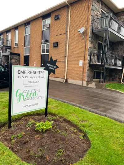 1 Bedroom with, 2nd floor with balcony, parking, hydro and water