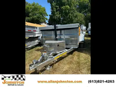 Welcome to Allan Johnston Repair & Sales 6x10 5ton galvanized dump trailer Standard Features Crossme...