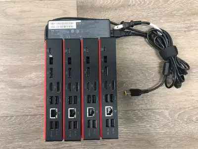 Hot sale Lenovo USB C docking station Gen 2 with  power adapter, View more