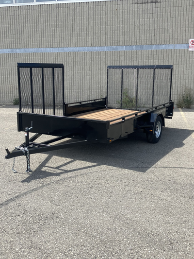 DUAL GATE ATV UTV TRAILER W RAMP 2 ATV HAULER DOUBLE RAMP GATES FOR EASY LOADING $2999 80" X 12' GAL...