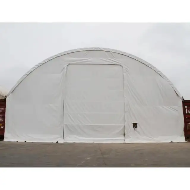40x40x15 & 40x80x15 Container Shelter – Double Truss Fabric in Storage Containers in Red Deer - Image 4