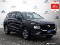 New Price! Odometer is 30316 kilometers below market average! Twilight Black 2021 Hyundai Santa Fe E... (image 6)