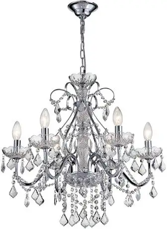 ANJIADENGSHI Modern K9 Crystal Raindrop Chandelier Lighting LED, View more