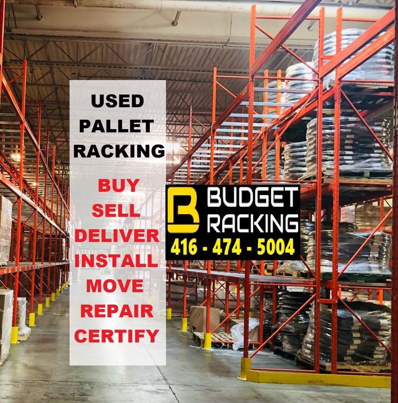 USED Pallet Racking BUY SELL DELIVER INSTALL TEARDOWN REPAIR