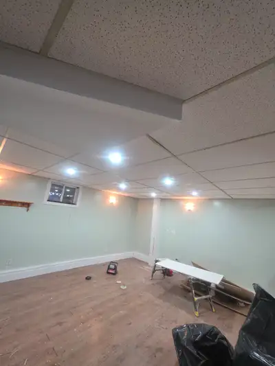 Bachelor flat in basement, new fridge, new potlights, kitchen, bathroom. Heat, water, washer dryer h...