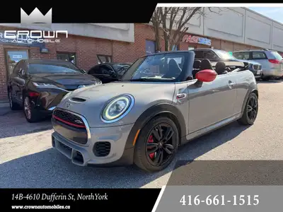 2021 MINI COOPER, JCW EDITION, CONVERTIBLE, ONE OWNER, NO ACCIDENT, LOADED WITH 2.0L TWIN TURBO ENGI...