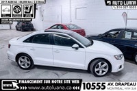 Auto Luana 2017 AUDI A3 PRENEZ UN RENDEZ-VOUS / BOOK AN APPOINTMENT (514) 327-5553 85000 KM CERTIFIÉ... (image 1)