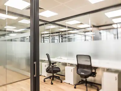 Office space rental tailored to three that comes with everything taken care of. Create the ideal env...