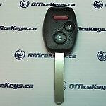 Honda Key Fobs Remote Head Keys and Transponder Keys