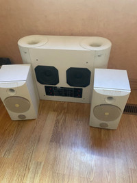 Solid Twin Bass Passive Subwoofer Speaker Stereo System