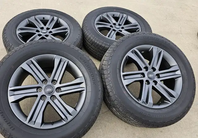 Ford F-150 OEM Lariat Rims with Hankook Dynapro AT2 Tires in Tires & Rims in Edmonton - Image 4