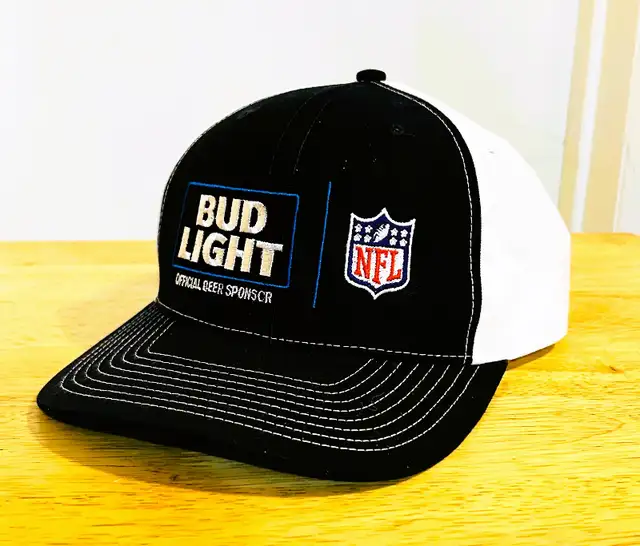 REDUCED! $35 to $25: NFL Bud Light Baseball Cap New (never worn) in Arts & Collectibles in Calgary - Image 2