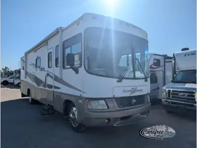 Triple Slide w/Rear Queen Bed Slideout, Rear Window or Opt. Solid Wall, Wardrobe, TV, Private Toilet...