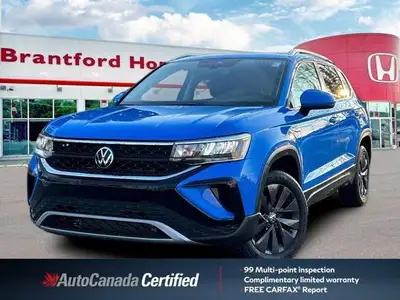 Command the urban landscape with this 2024 Volkswagen Taos Comfortline. Finished in striking Cornflo...