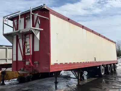 2007 Deloupe 53' Walking / Live Floor Trailer / Quad axle Air Ride Suspension Lift 1st- Axles Steeri...