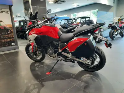 The 2024 Ducati Multistrada V4 S Grand Tour adds premium touring features to Ducati’s adventure plat...