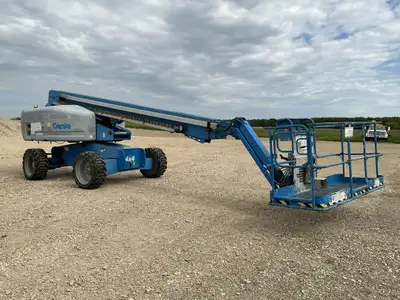 Iron Inventory Inc! 2008 Genie S-65 straight boom with jib. This boom lift has a platform height of...