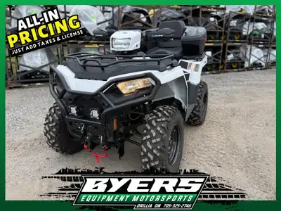 LOW KMS, ACCESSORIZED!! -- 374 miles -- Heated Hand warmers -- Winch -- LED Pod lights -- Utility Hi...
