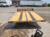 Aluminum Trailer tilted 12X8 two axels Perfect Condition