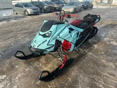 The 2023 Ski-Doo Freeride 850 E-TEC Turbo R 165 is built for riders who demand extreme power, precis...
