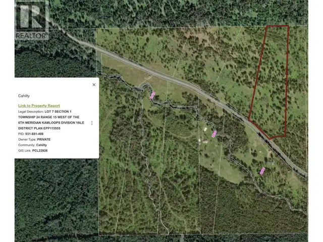 Lot 7 Fadear Creek Road Kamloops, British Columbia in Land for Sale in Kamloops - Image 2