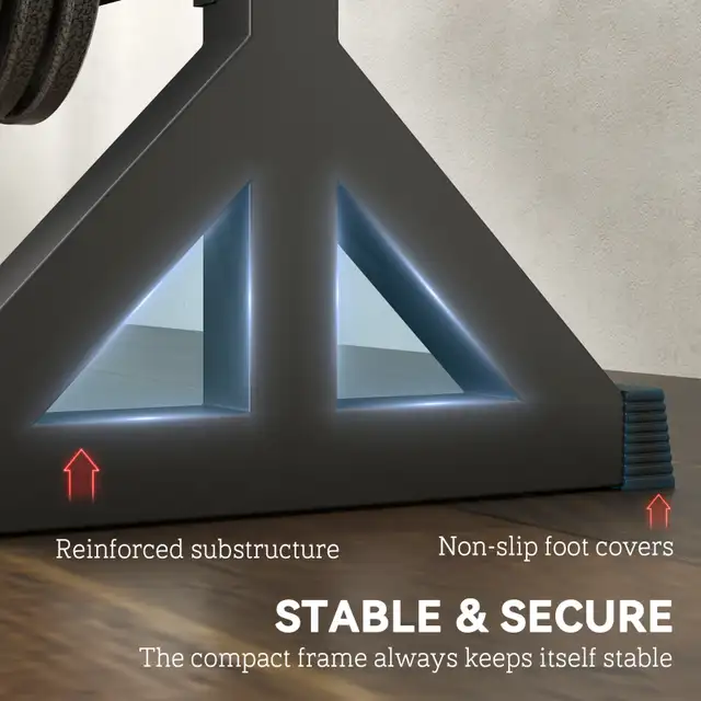 Soozier 1100LBS Capacity Weight Rack, Weight Plate Rack, and Dum in Exercise Equipment in Calgary - Image 4