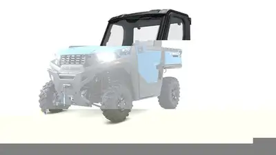 Work and Play in Comfort Take on trails and tasks around the property in the comfort of a fully encl...