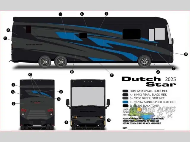 2025 Newmar Dutch Star 4369 Black Out Package in RVs & Motorhomes in Moncton - Image 85