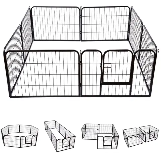 NEW 8 PANEL 40 IN DOG PLAYPEN HEAVY DUTY DC107 in Accessories in Saskatoon - Image 2