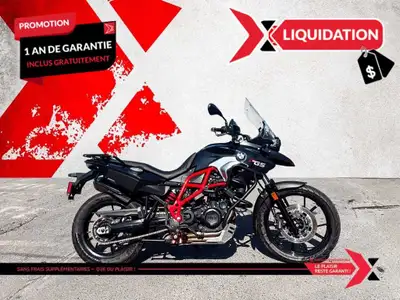 F700GS LIQUIDATION Nouveauté chez Groupe Motoplex — Superbe BMW F700GS ! Préparez-vous à dominer la...