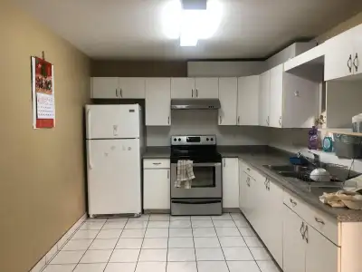 Renovated spacious 3 bed 1 bath basement with separate entry. Close to Elementary and secondary scho...