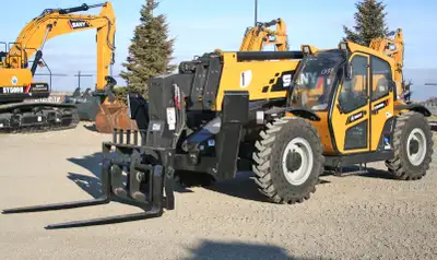 The SANY STH1056A telehandler has been 100% designed, built, and tested for your toughest jobs. To e...