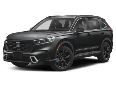 The brand new 2025 Honda CR-V Hybrid Touring AWD in stunning Black is the definitive choice for thos...